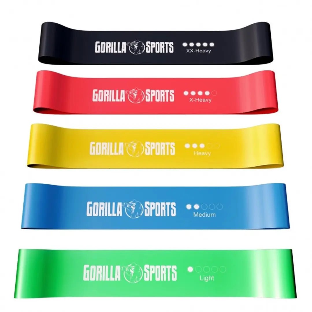 Gorilla Sports Weerstandsbanden Set 5 Stuks - Multikleur