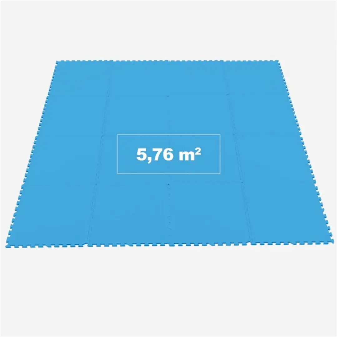 Gorilla Sports Vloermatten 16-delig - 5,76 m² - Blauw
