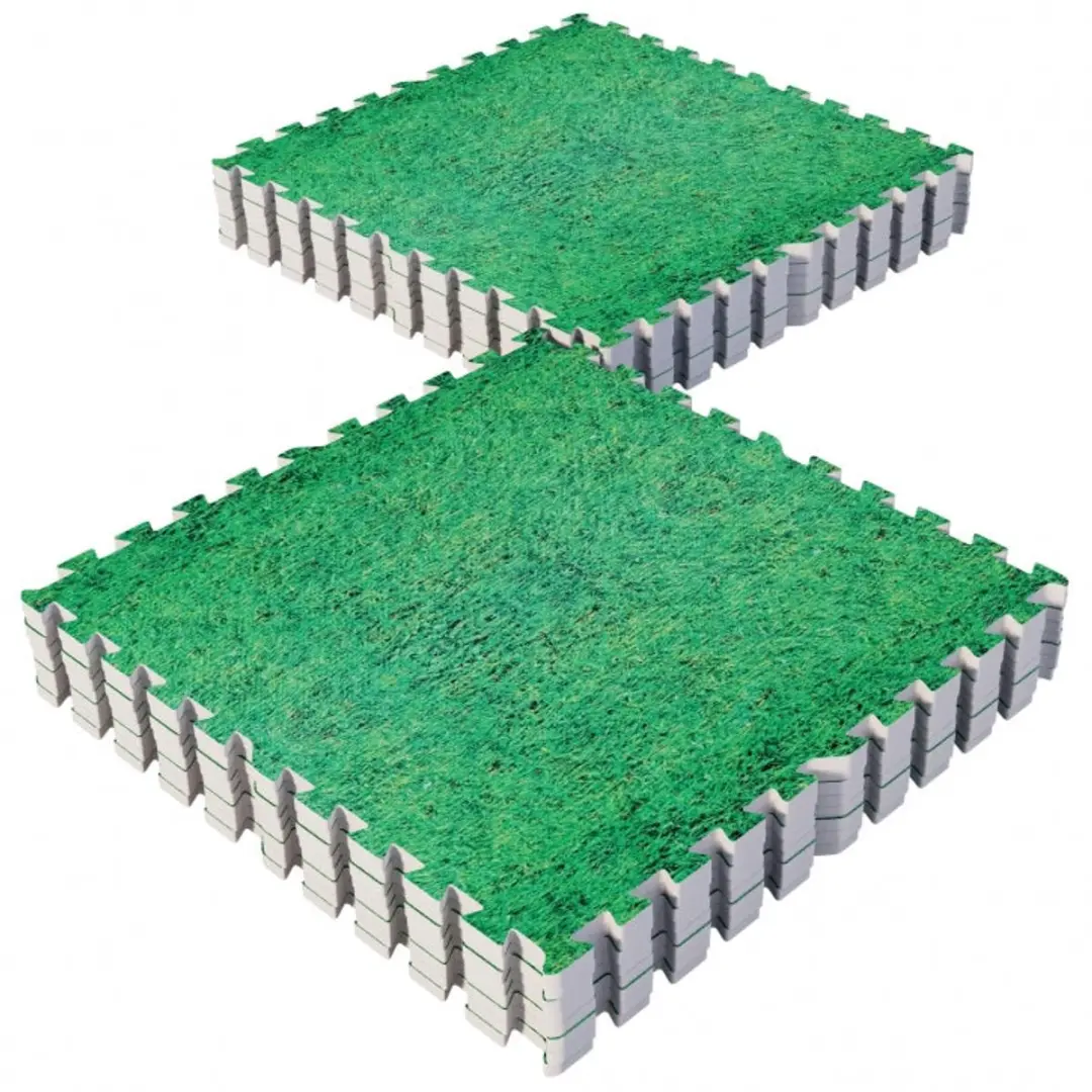 Gorilla Sports Vloermatten 16-delig 5,76 m² Graslook