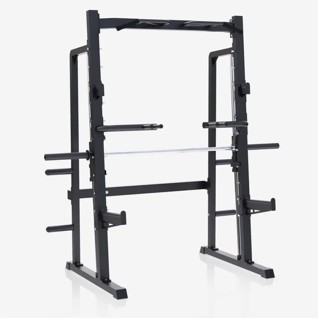 Gorilla Sports Smith Machine Half Rack 300kg - Zwart