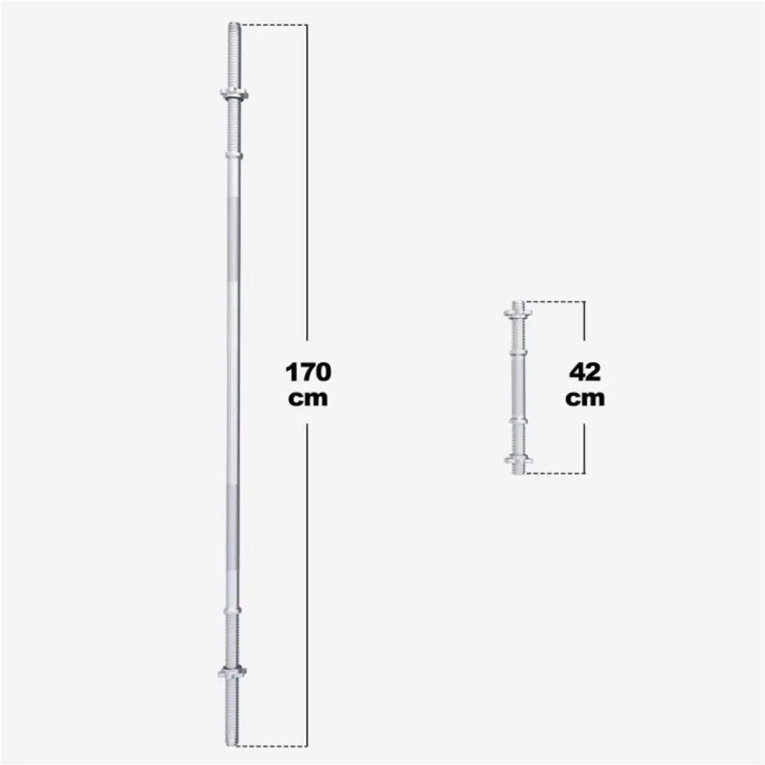 Gorilla Sports Halterset 130 kg - 31 Stuks - Zwart
