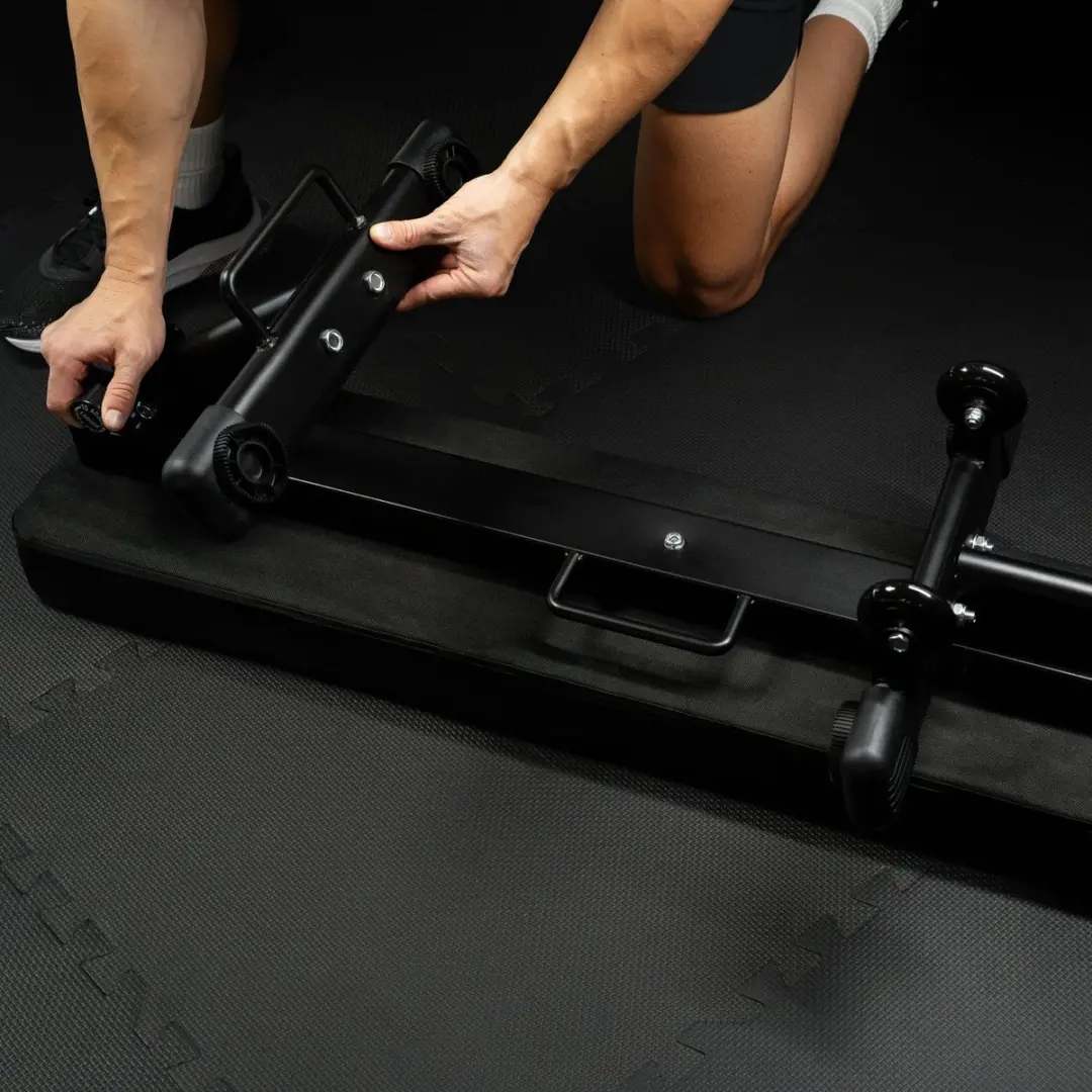 Gorilla Sports Vlakke Fitnessbank 400kg - Zwart