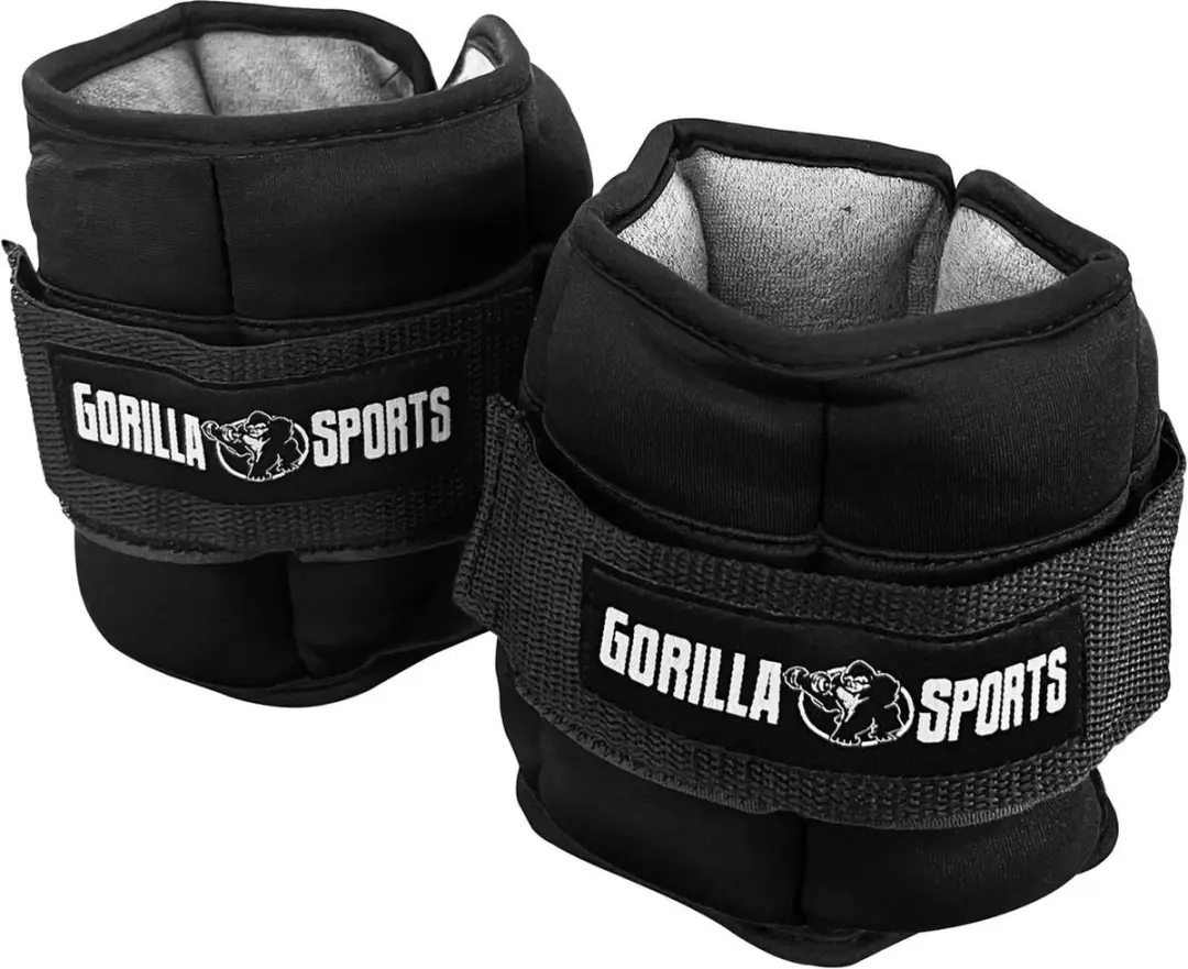 Gorilla Sports Verstelbare Pols- & Enkelgewichten 0,45-2,25kg