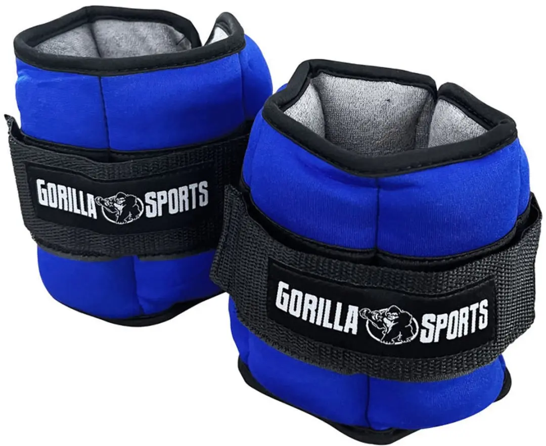 Gorilla Sports Pols- en Enkelgewichten Verstelbaar 0,45-2,25kg