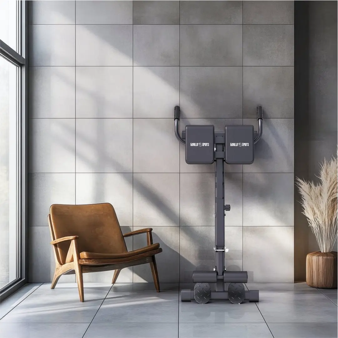 Gorilla Sports Roman Chair 6-in-1 - 150kg - Zwart