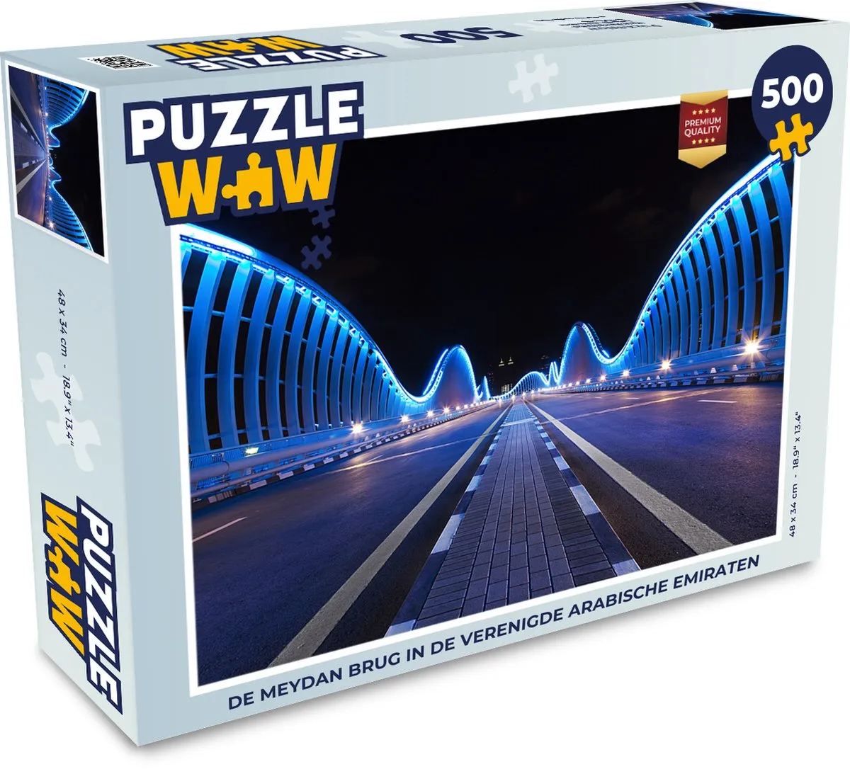 PuzzleWow Legpuzzel De Meydan Brug 500 Stuks