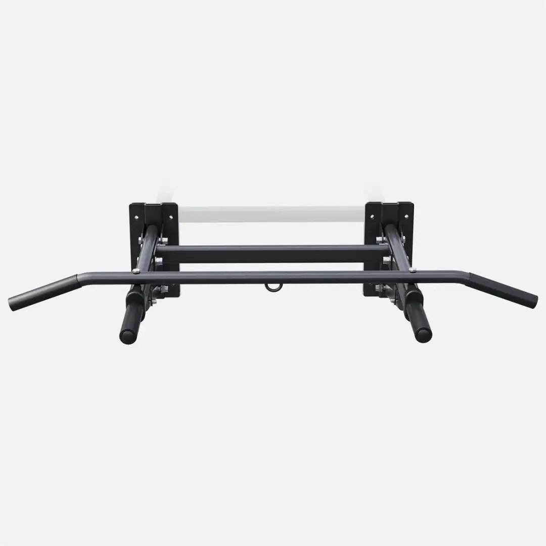 Gorilla Sports Optrekstang 4-in-1 - 300 kg - Zwart