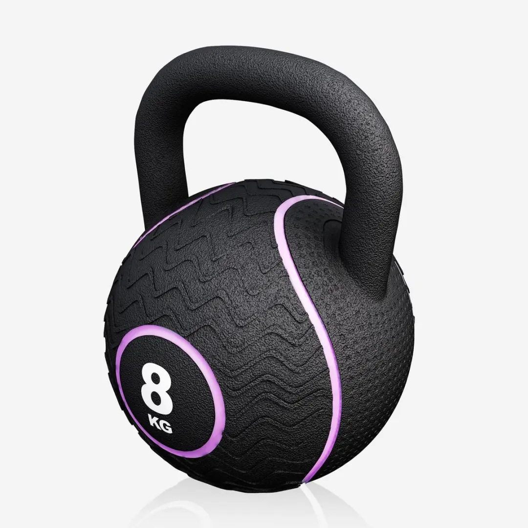 Gorilla Sports Kettlebell 8 kg - Zwart