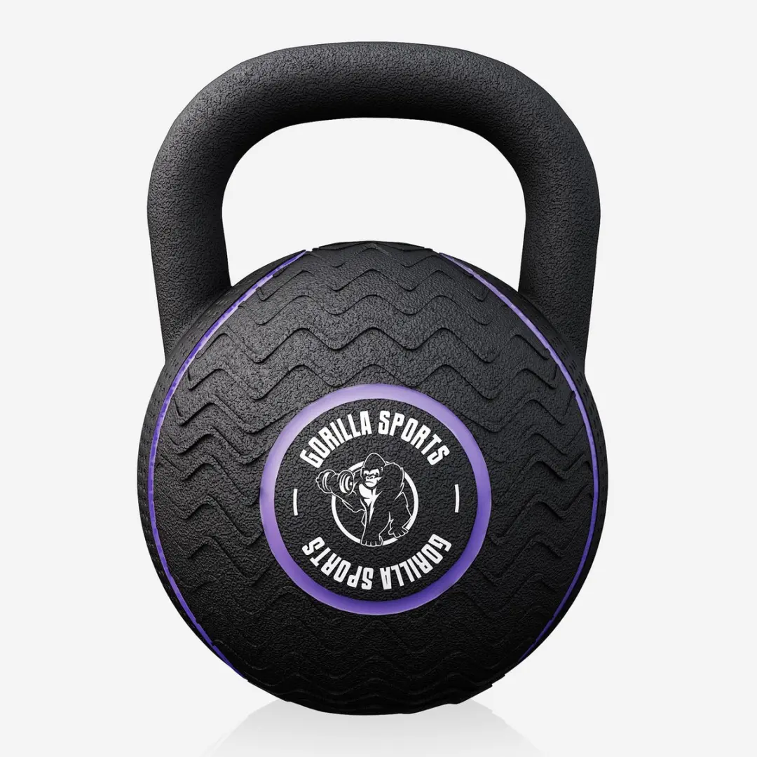 Gorilla Sports Kettlebell 20 kg - Zwart
