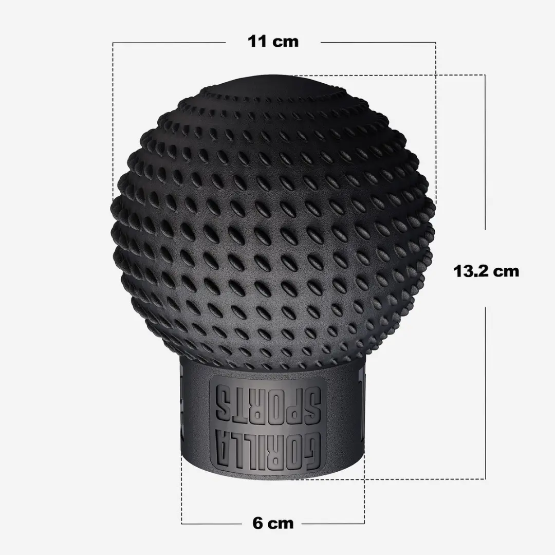 Gorilla Sports Landmine Attachment 50mm - Zwart