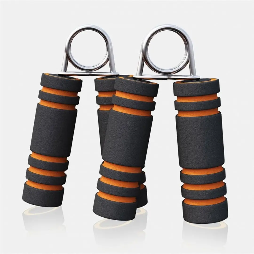 Gorilla Sports Handtrainer Set 2x - 10 kg - Grijs/Oranje