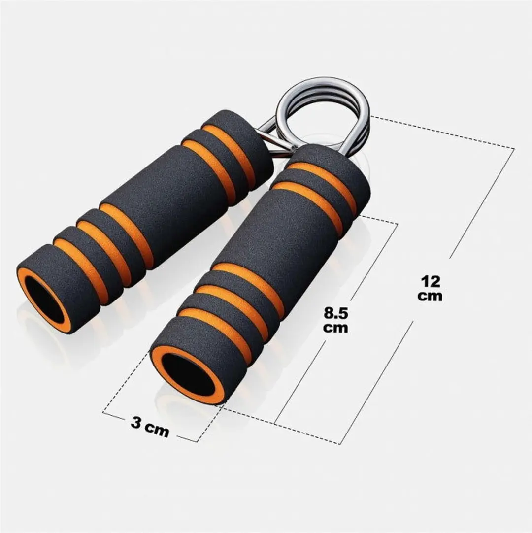 Gorilla Sports Handtrainer Set 2x - 10 kg - Grijs/Oranje