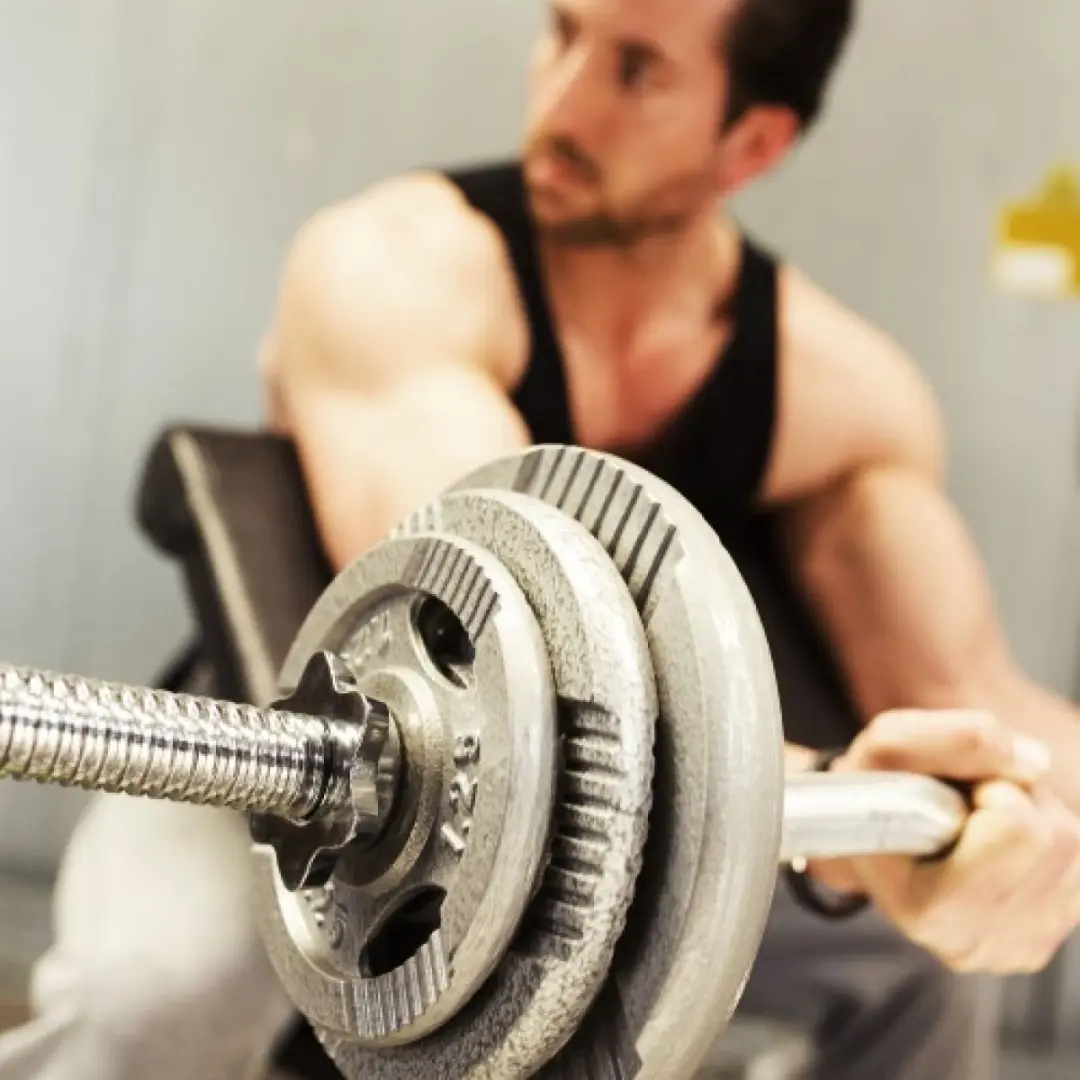 Gorilla Sports Biceps Curlbank - Verstelbaar Wit