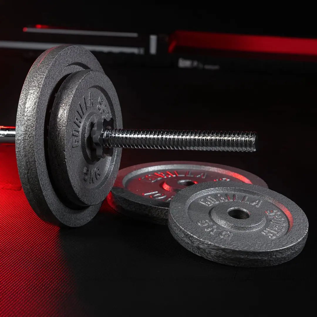 Gorilla Sports Halterschijf Gietijzer 30mm 15kg