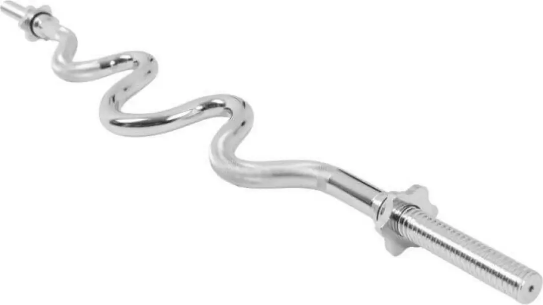 Gorilla Sports Super EZ Curl Stang 120cm 30mm - Chroom