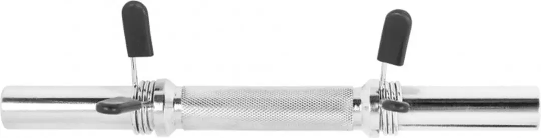 Gorilla Sports Dumbbellstang 35cm 30mm - 100kg - Zilver