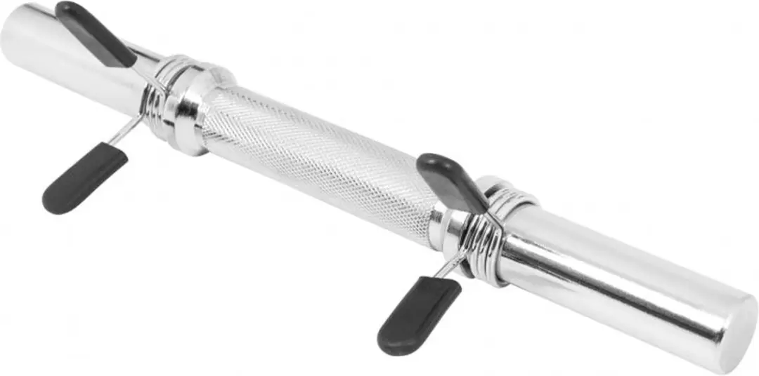 Gorilla Sports Dumbbellstang 35cm 30mm - 100kg - Zilver
