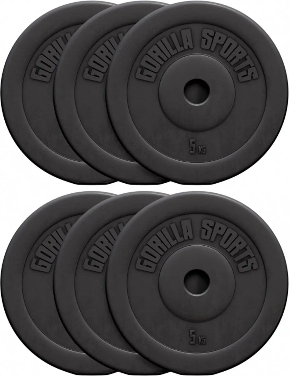 Gorilla Sports Halterschijven 30mm