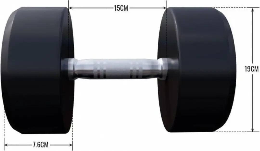 Gorilla Sports Dumbbell 25 kg - Gietijzer