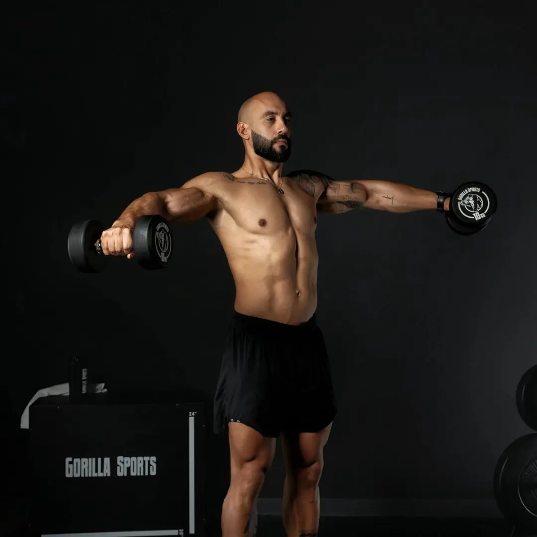 Gorilla Sports Dumbbellset 5kg - 2x2,5kg Gietijzer - Zwart