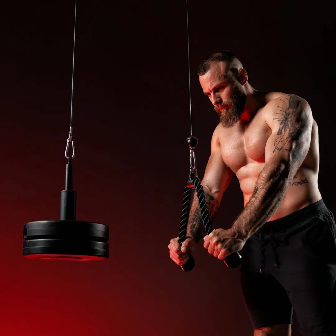 Gorilla Sports Lat Pulley Dakmontage - 150 kg - Zwart