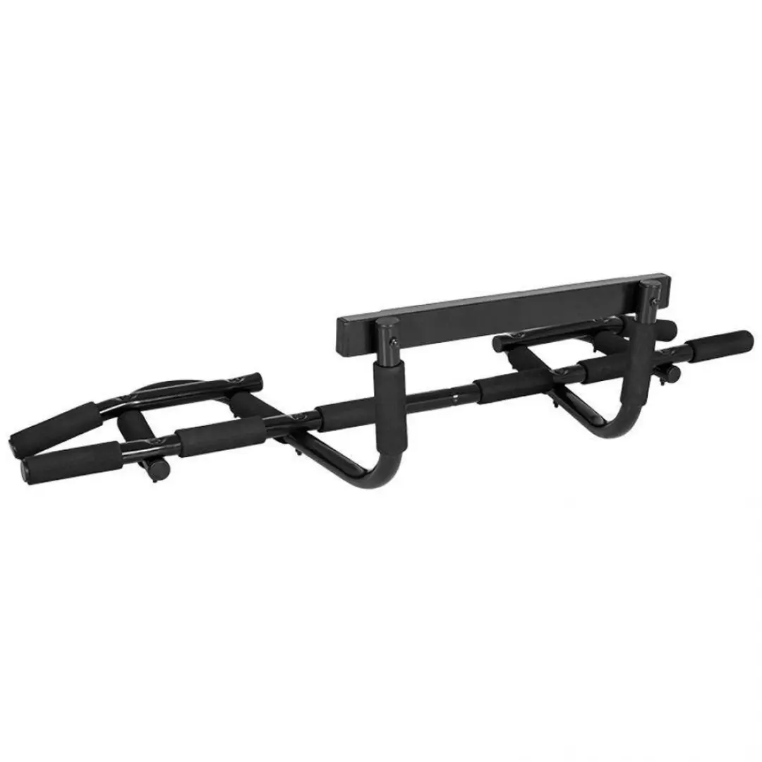 Gorilla Sports Optrekstang - 10 Grijpposities - Zwart