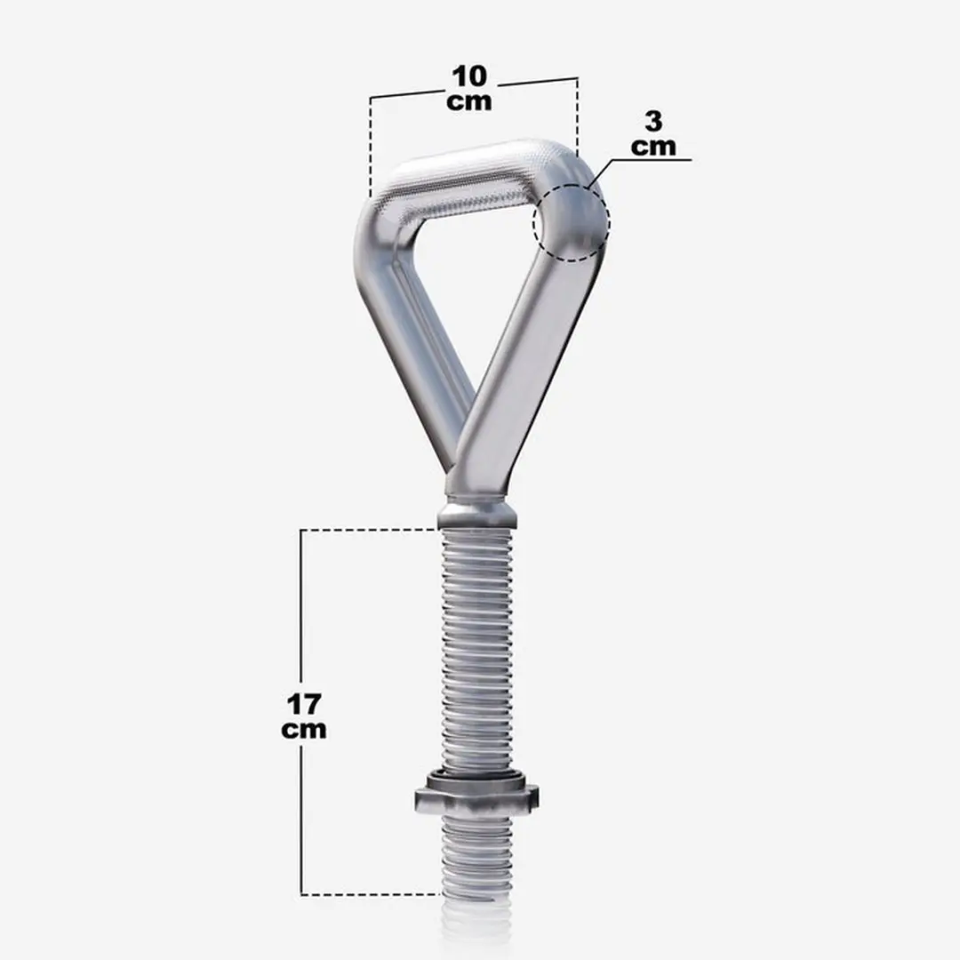 Gorilla Sports Kettlebell Bar 30mm - Verstelbaar - Chroom