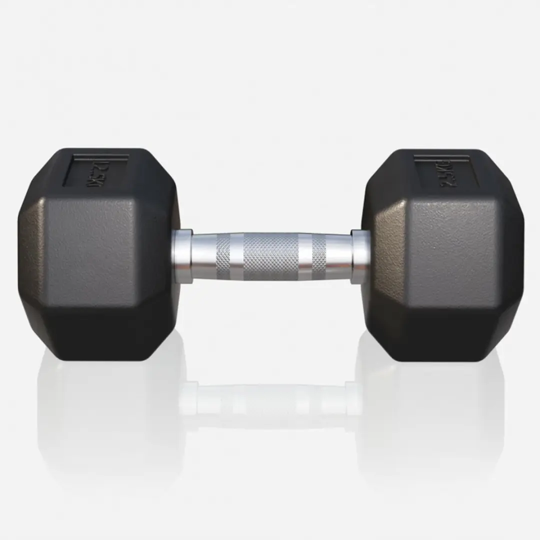 Gorilla Sports Dumbbell 12,5 kg - Gietijzer - Zwart