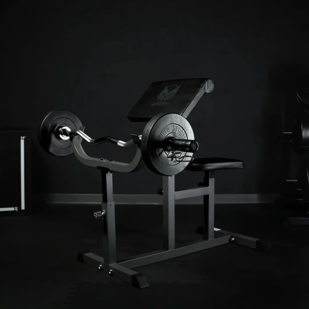 Gorilla Sports Olympische EZ Curl Stang 120cm - 50mm - Chroom