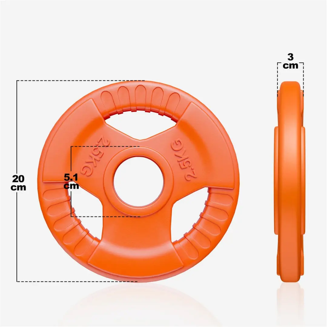 Gorilla Sports Halterschijf 2,5 kg - 50mm - Oranje