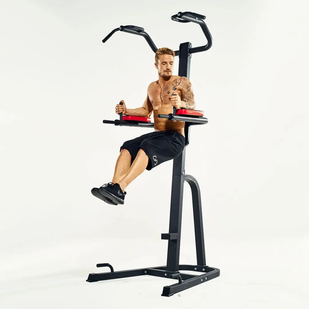 Gorilla Sports Power Tower 235cm - 120kg - Zwart