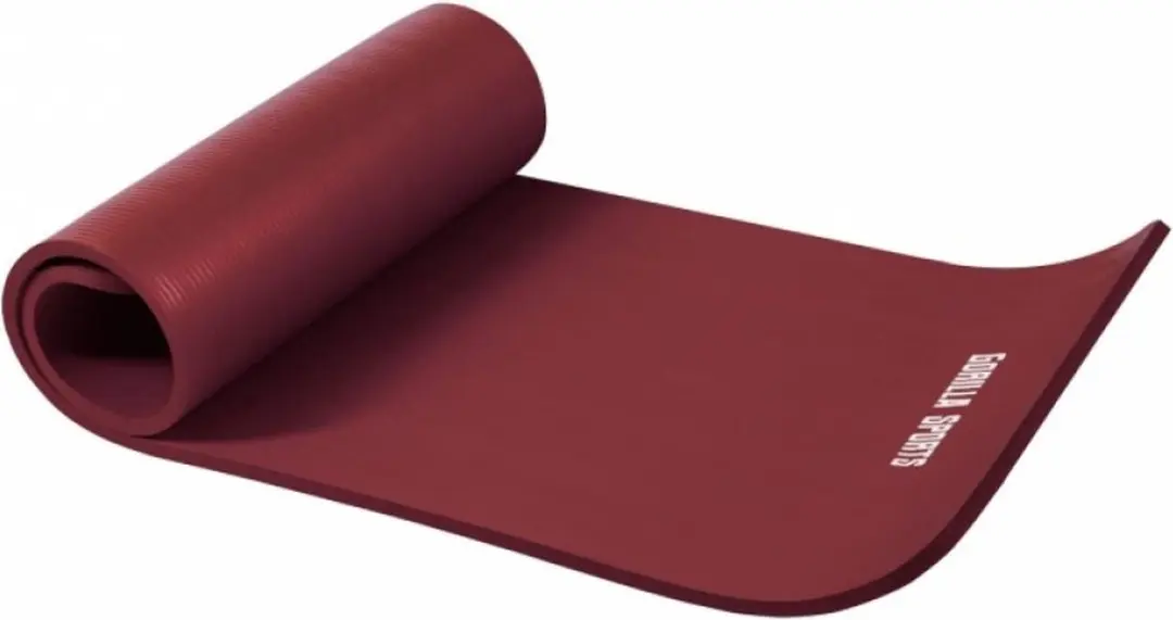 Gorilla Sports Yogamat Deluxe 190x60cm - Robijn