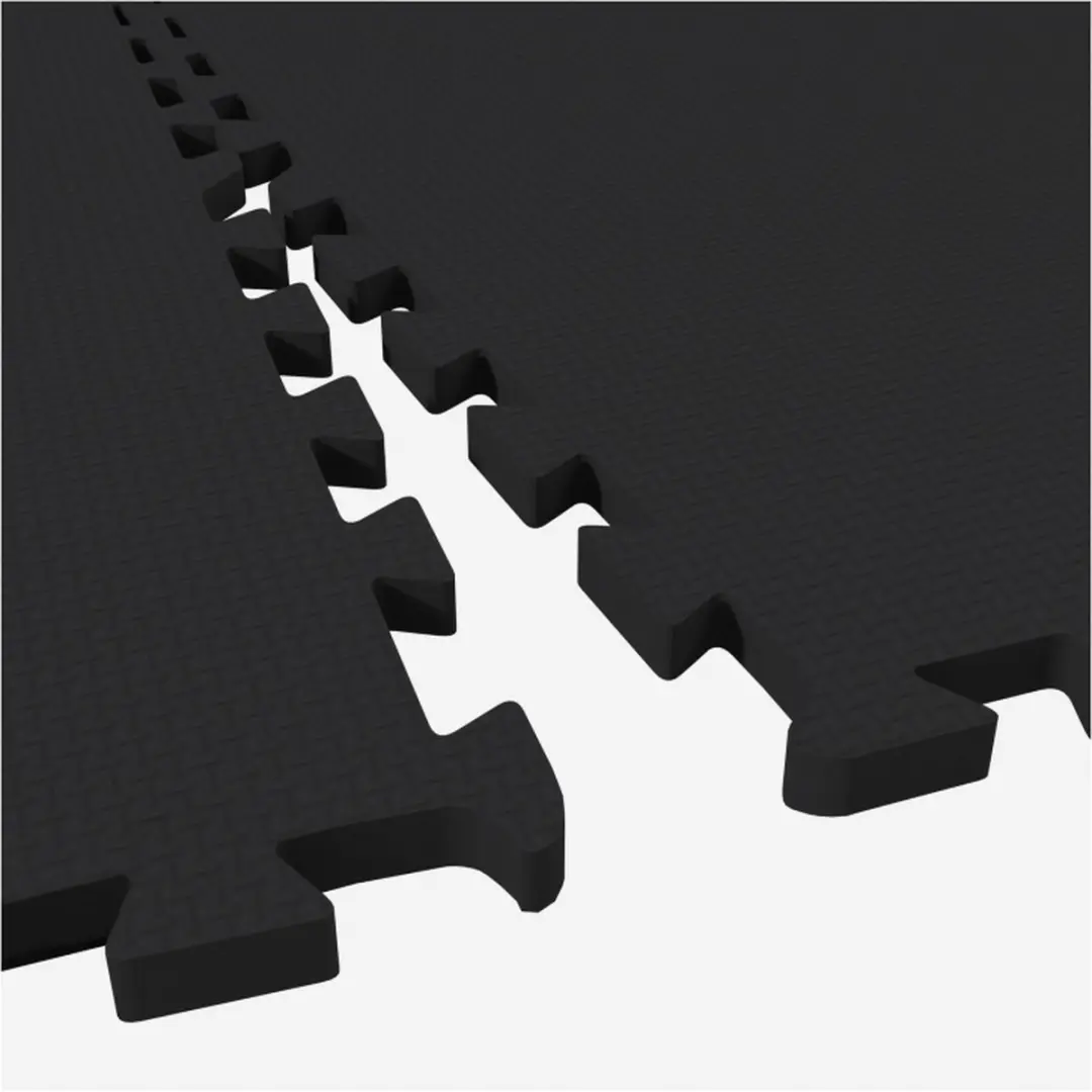 Gorilla Sports Vloermatten Bescherming 8 Stuks - 2,88 m2 - Zwart