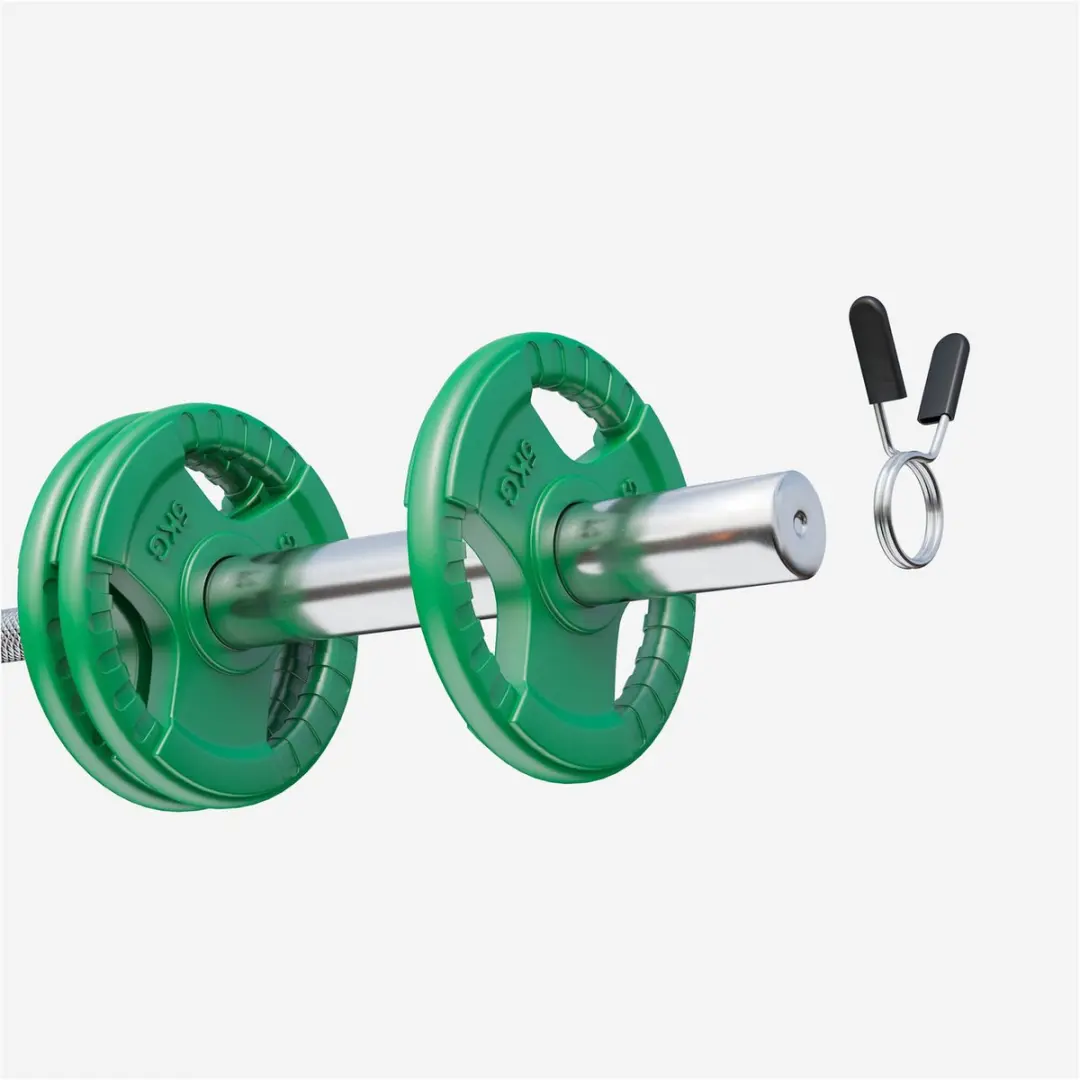 Gorilla Sports Halterschijven 30kg - 6x5kg - 50mm - Gripper Gietijzer