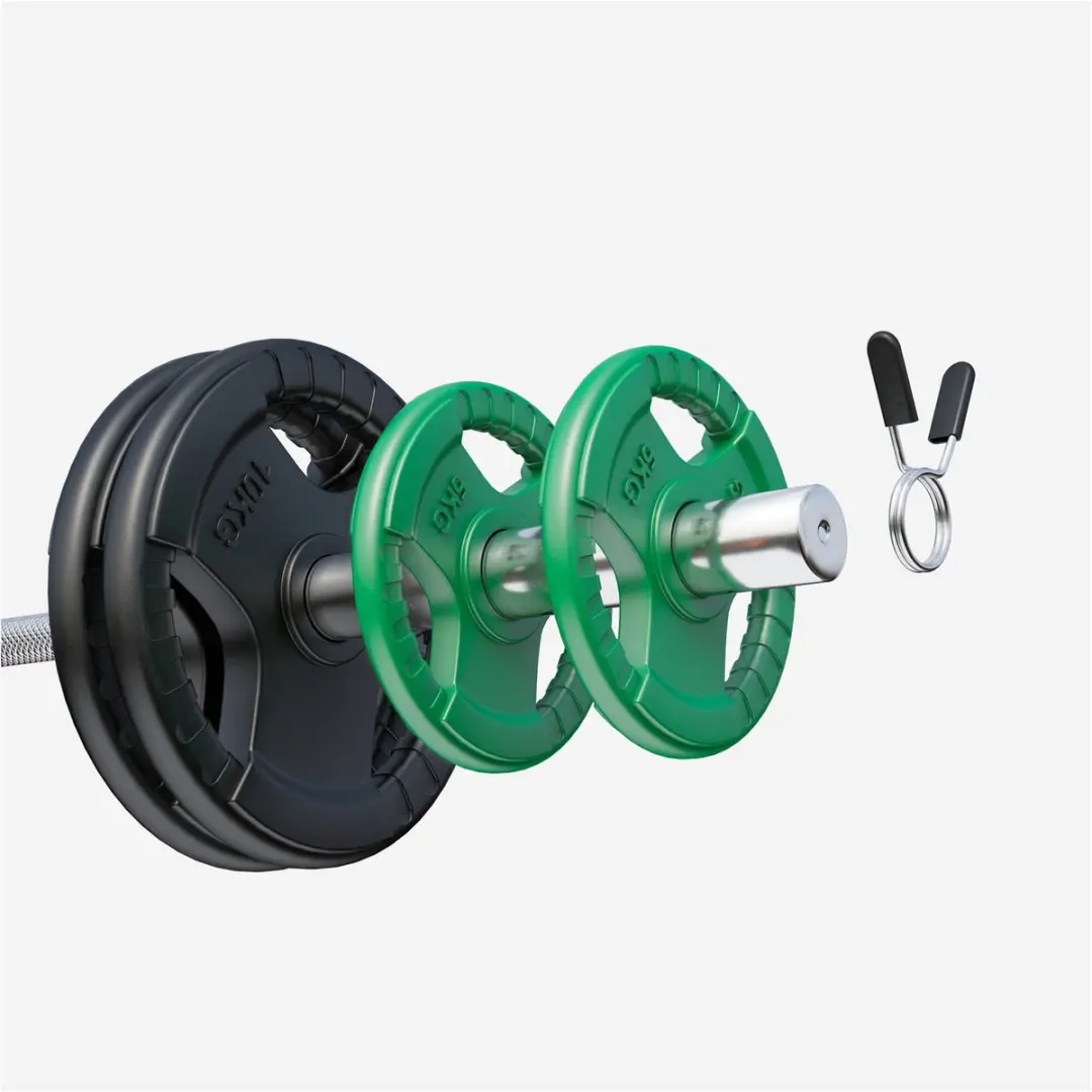 Gorilla Sports Halterschijven Set 30kg - 4 Stuks Multikleur