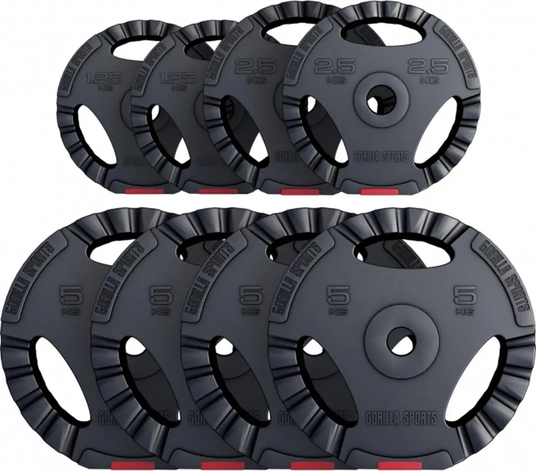 Gorilla Sports Halterschijven Set 27,5 kg