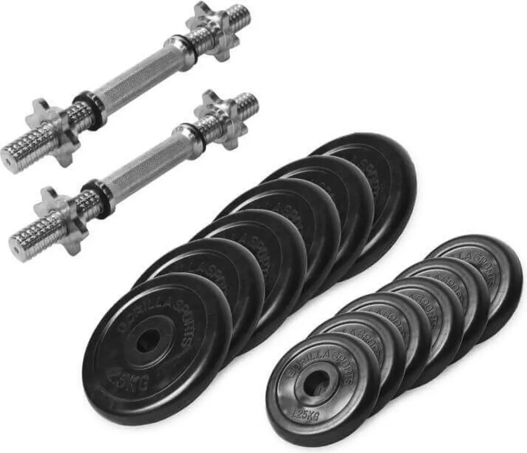 Gorilla Sports Dumbbellset 27.5 kg