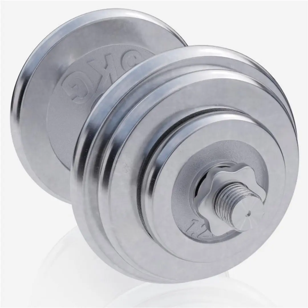 Gorilla Sports Halterset 30kg - 16 Stuks - Chroom - 30mm