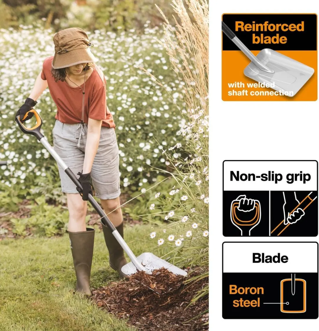 Fiskars 1066731 Tuinschep - 223mm SoftGrip
