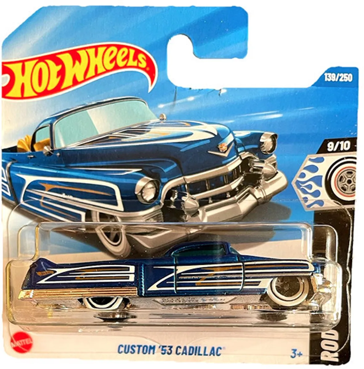 Hot Wheels Custom '53 Cadillac Metallic Blue HW Rod Squad 1:64