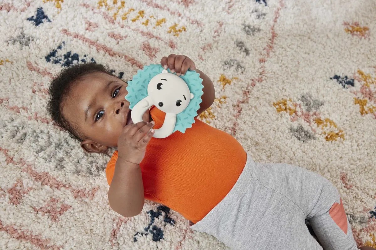 Fisher-Price Egelrammelaar - Turkoois/Wit
