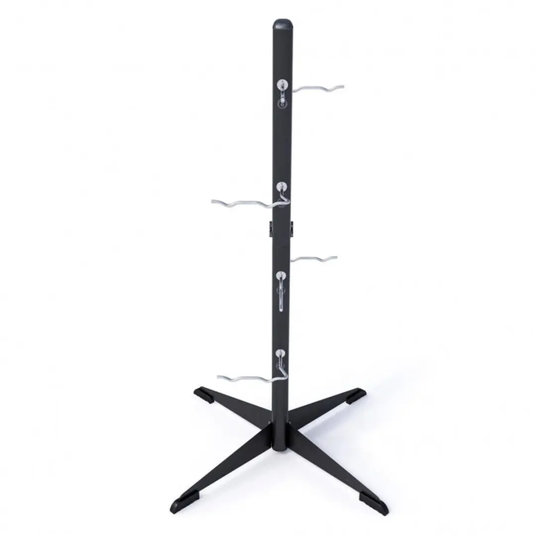 Gorilla Sports Trainingsgrepenrek 8 Houders - Zwart