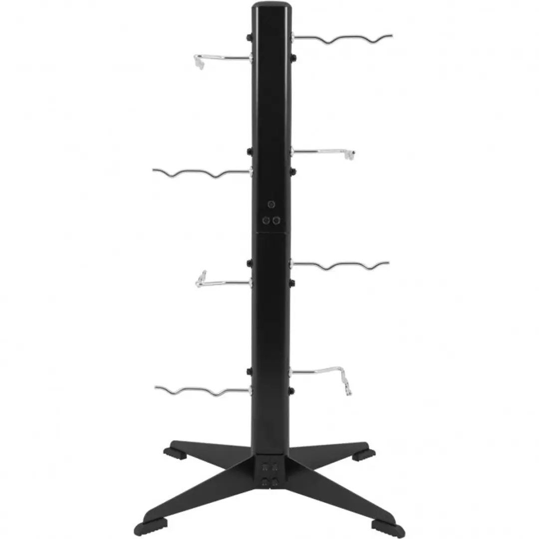 Gorilla Sports Trainingsgrepenrek 8 Houders - Zwart