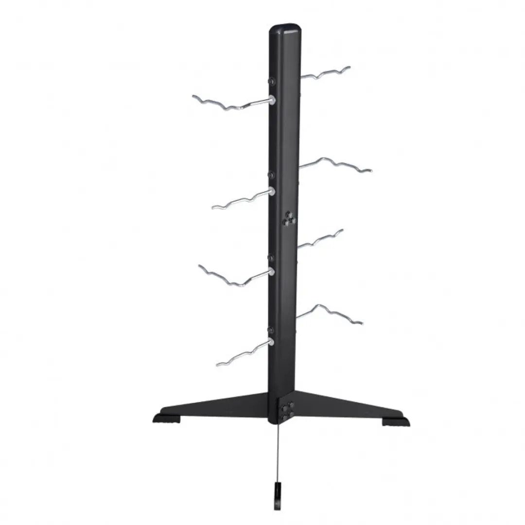Gorilla Sports Trainingsgrepenrek 8 Houders - Zwart - afbeelding 6 van 6