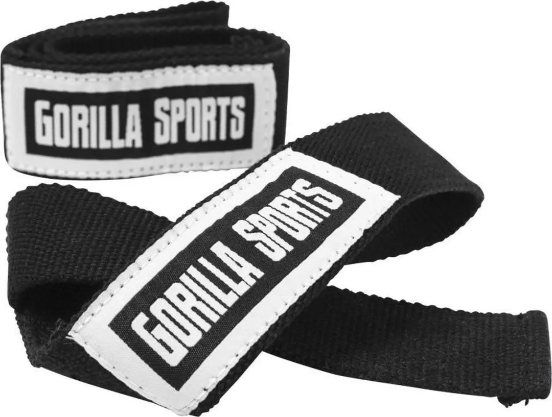 Gorilla Sports Lifting Straps Wrist Wraps - Katoen - One Size