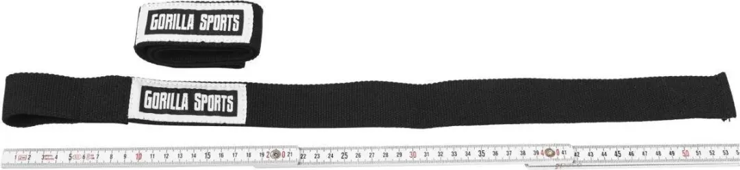 Gorilla Sports Lifting Straps Wrist Wraps - Katoen - One Size