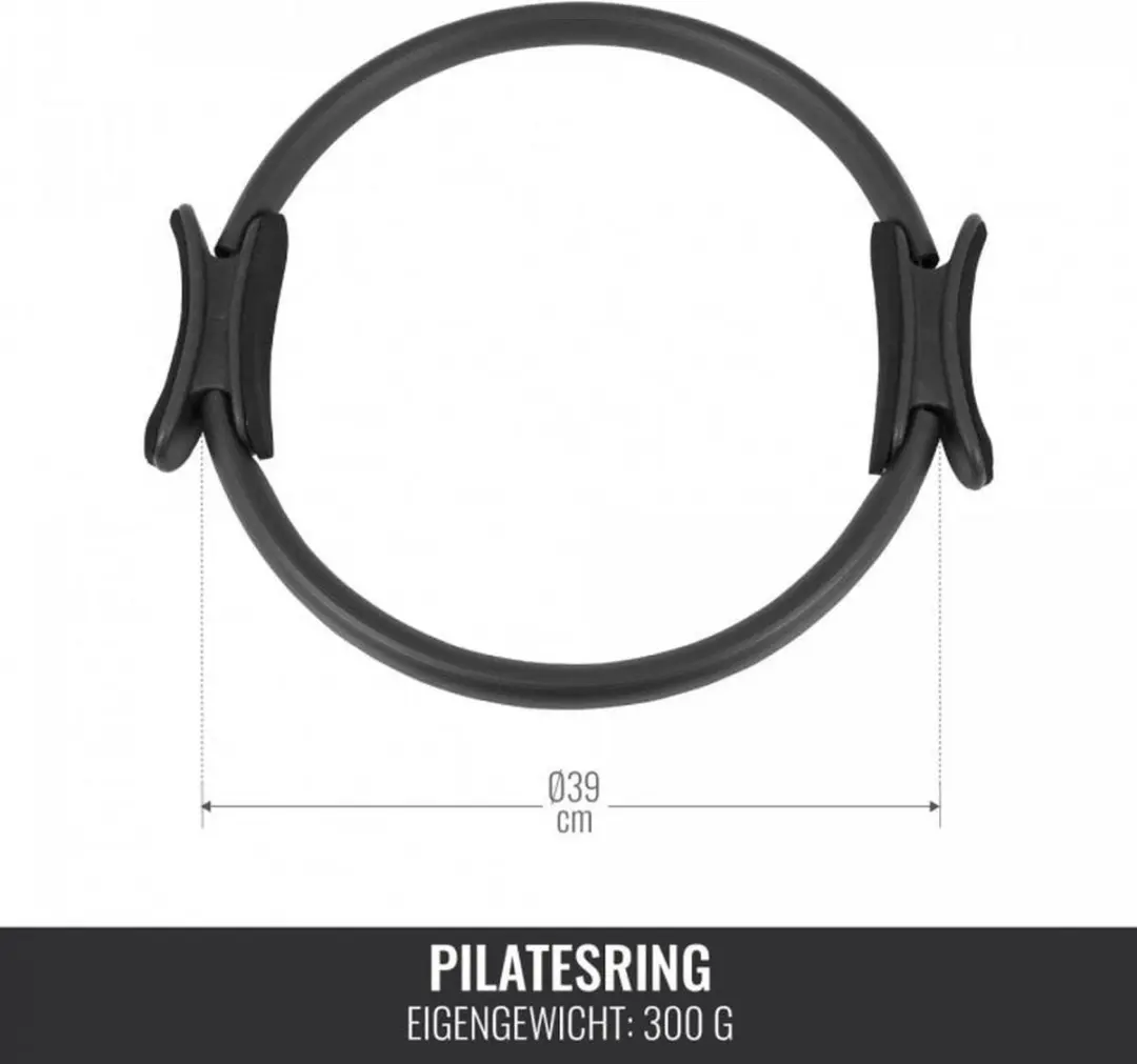 Gorilla Sports Pilates Ring 39cm - Zwart