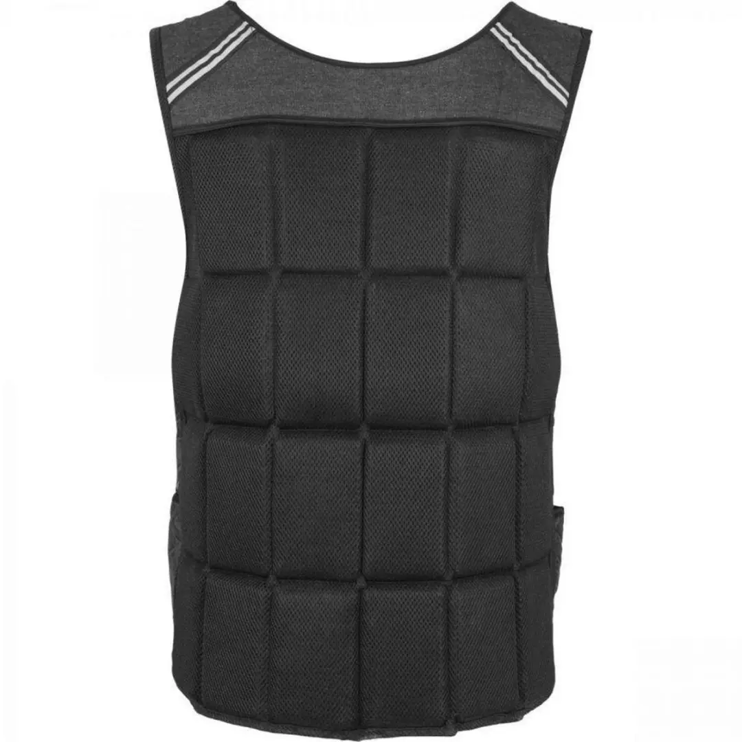 Gorilla Sports Gewichtsvest 18kg - Zwart