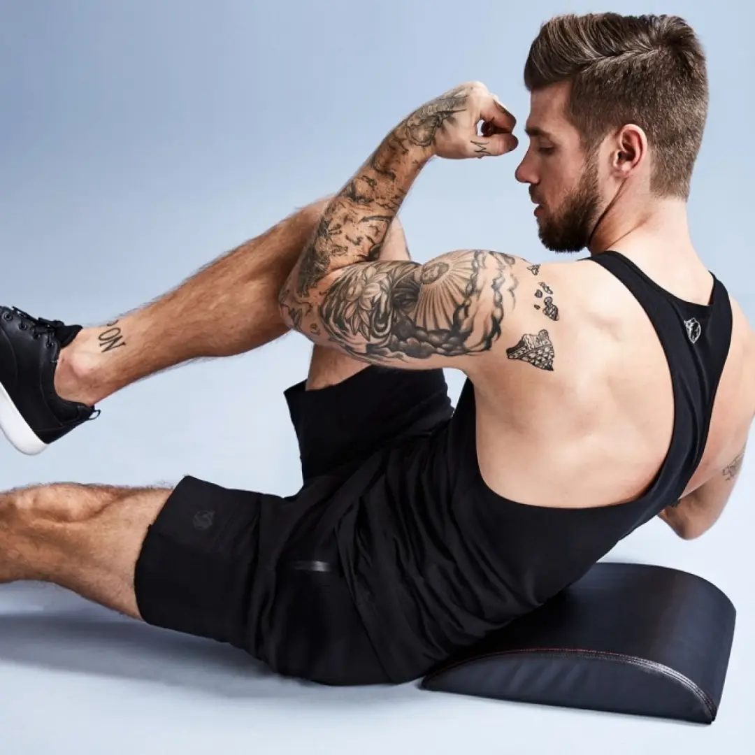 Gorilla Sports Buikspiertrainer Sit-up - Zwart
