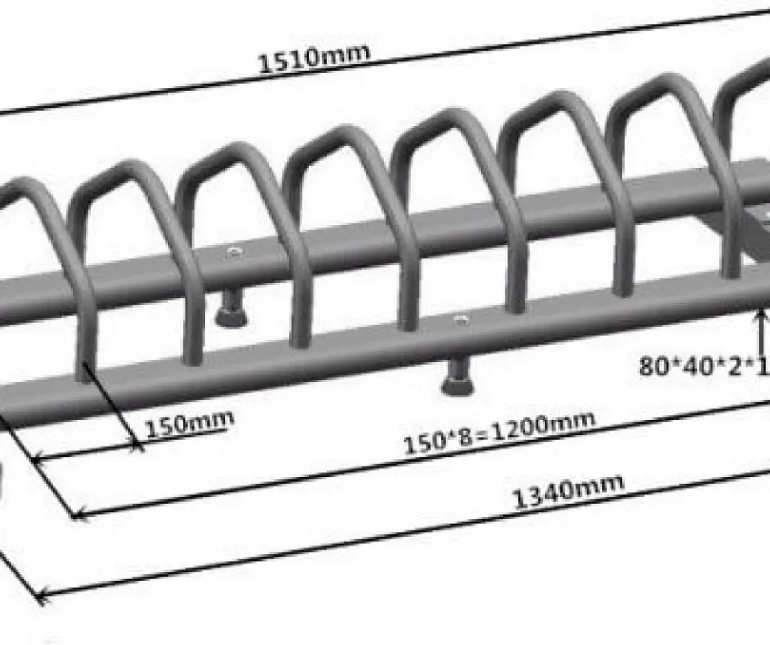 Gorilla Sports Halterschijvenrek 135cm - Zwart